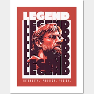 Jurgen Klopp Liverpool FC Legend LFC Posters and Art